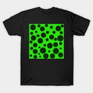 Green polka dot pattern T-Shirt